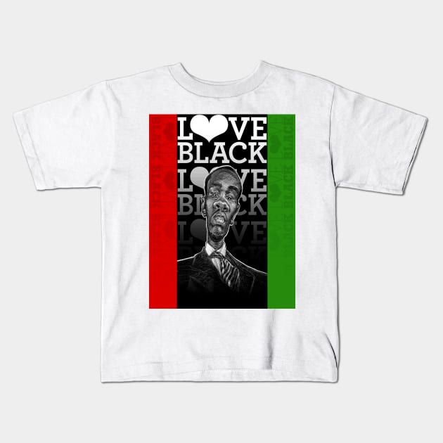 love BLACK, Dutchman RBG Flag Kids T-Shirt by trenoops